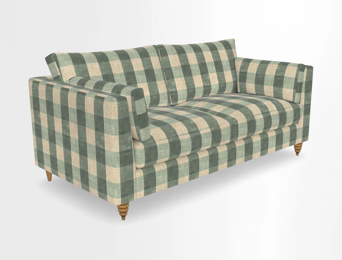 Saltdean 3 seater sofa in Covertex Lombardia Bianco