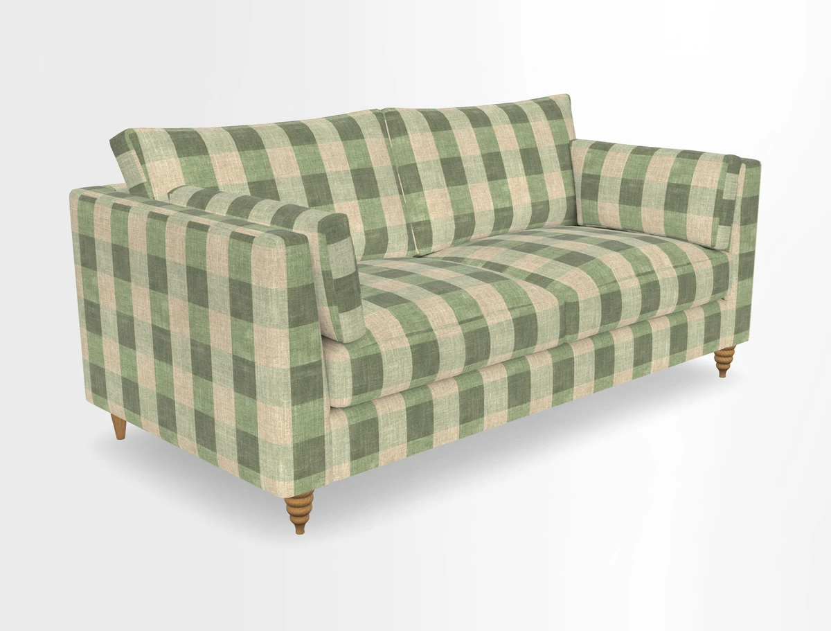 Saltdean 3 seater sofa in Covertex Lombardia Bianco