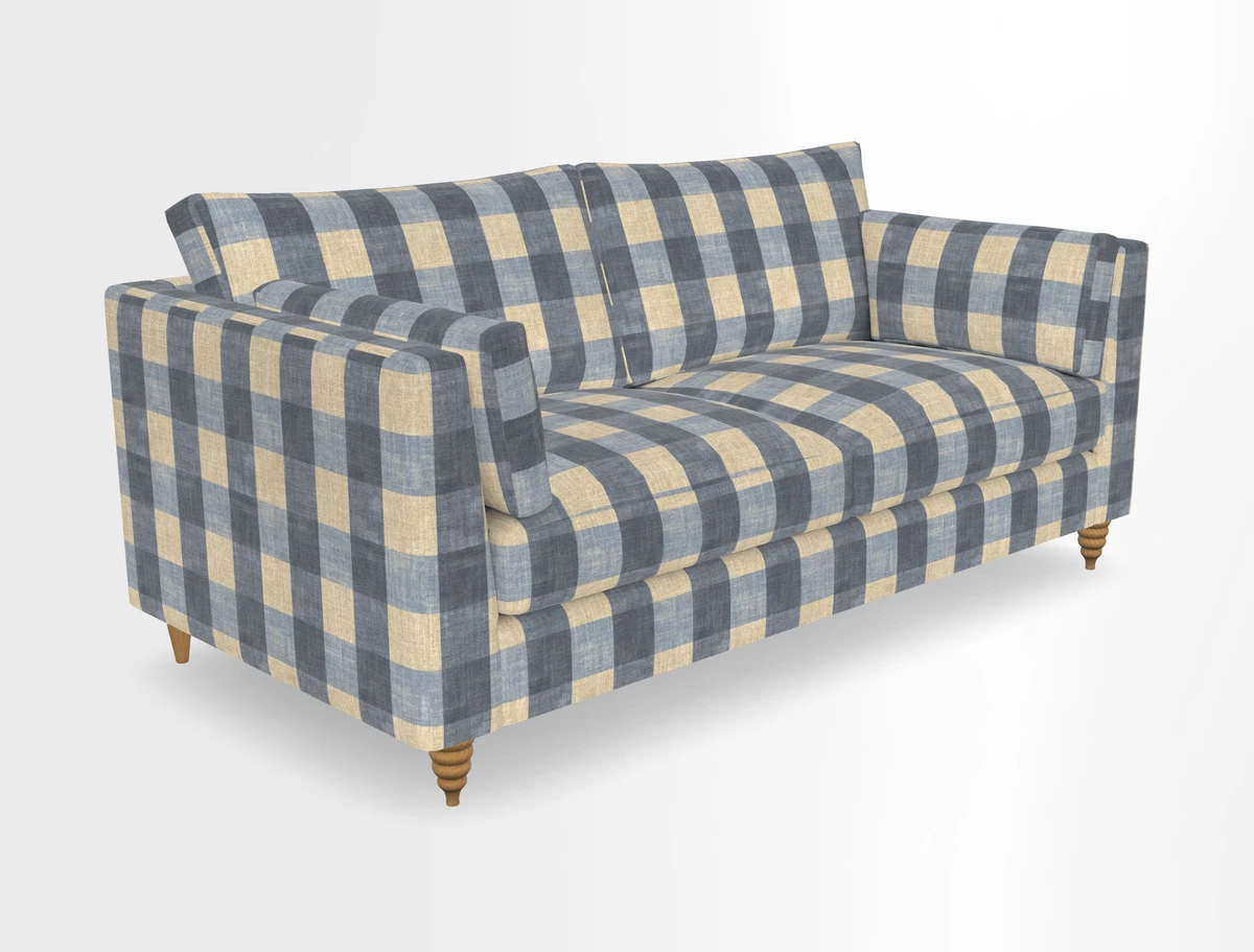 Saltdean 3 seater sofa in Covertex Lombardia Bianco