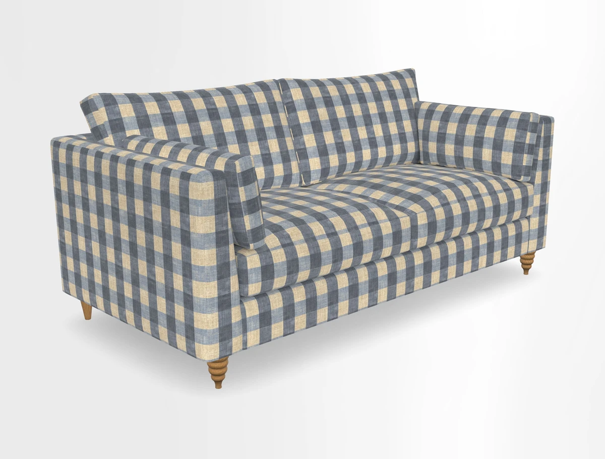 Saltdean 3 seater sofa in Covertex Lombardia Bianco