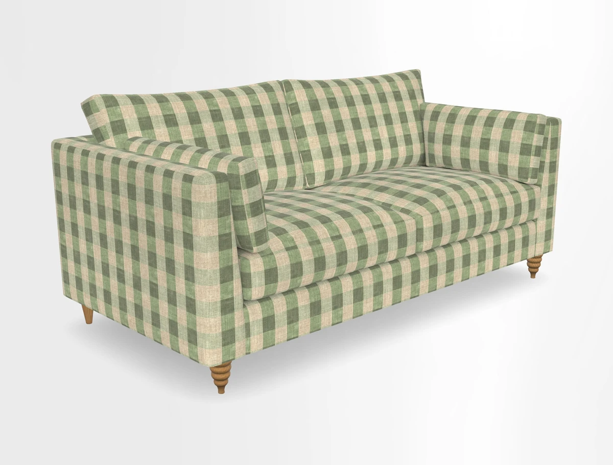 Saltdean 3 seater sofa in Covertex Lombardia Bianco