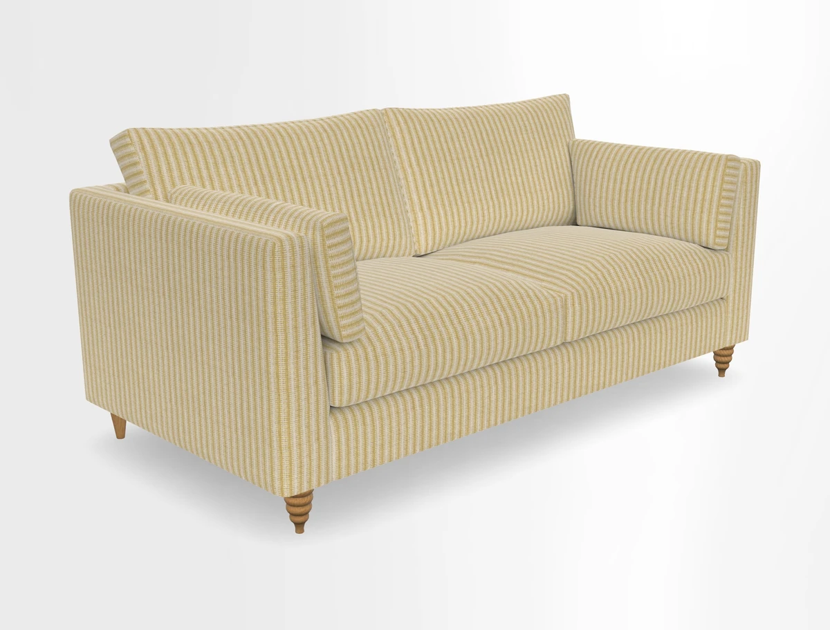 Saltdean 3 seater sofa in Covertex Lombardia Bianco