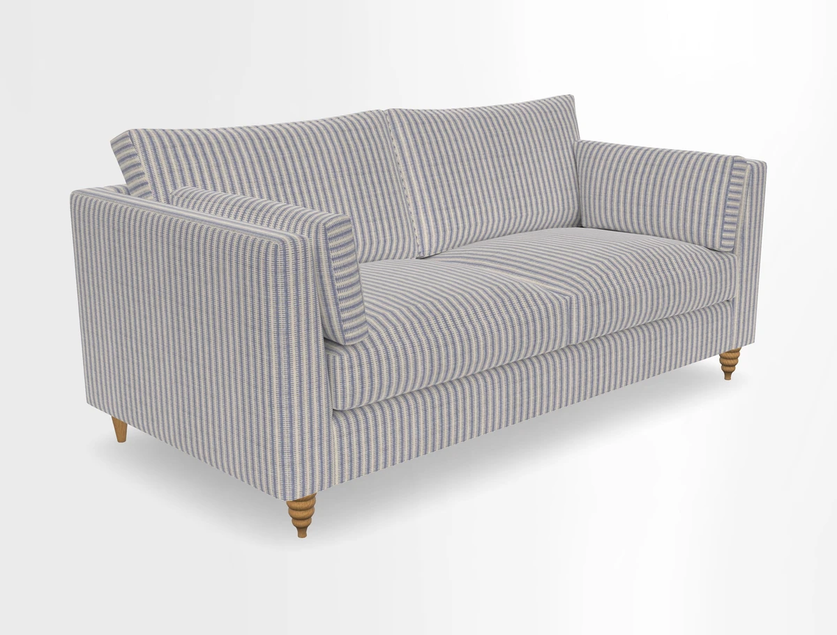 Saltdean 3 seater sofa in Covertex Lombardia Bianco