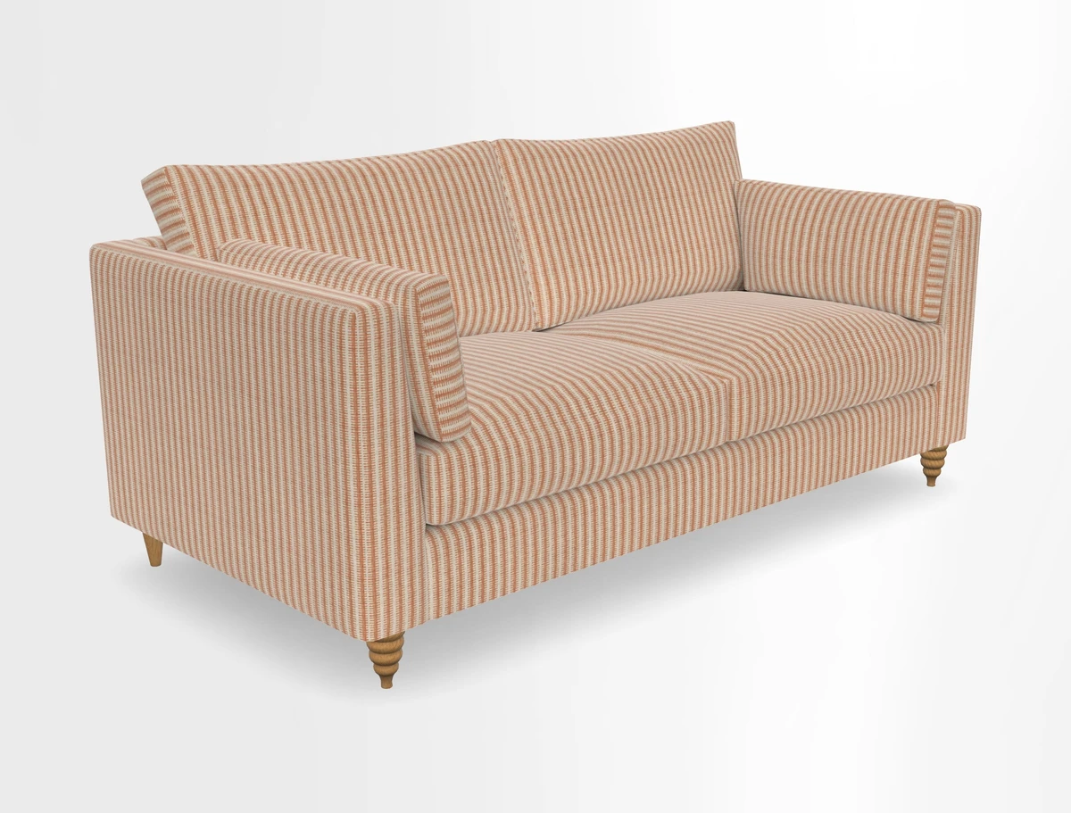 Saltdean 3 seater sofa in Covertex Lombardia Bianco