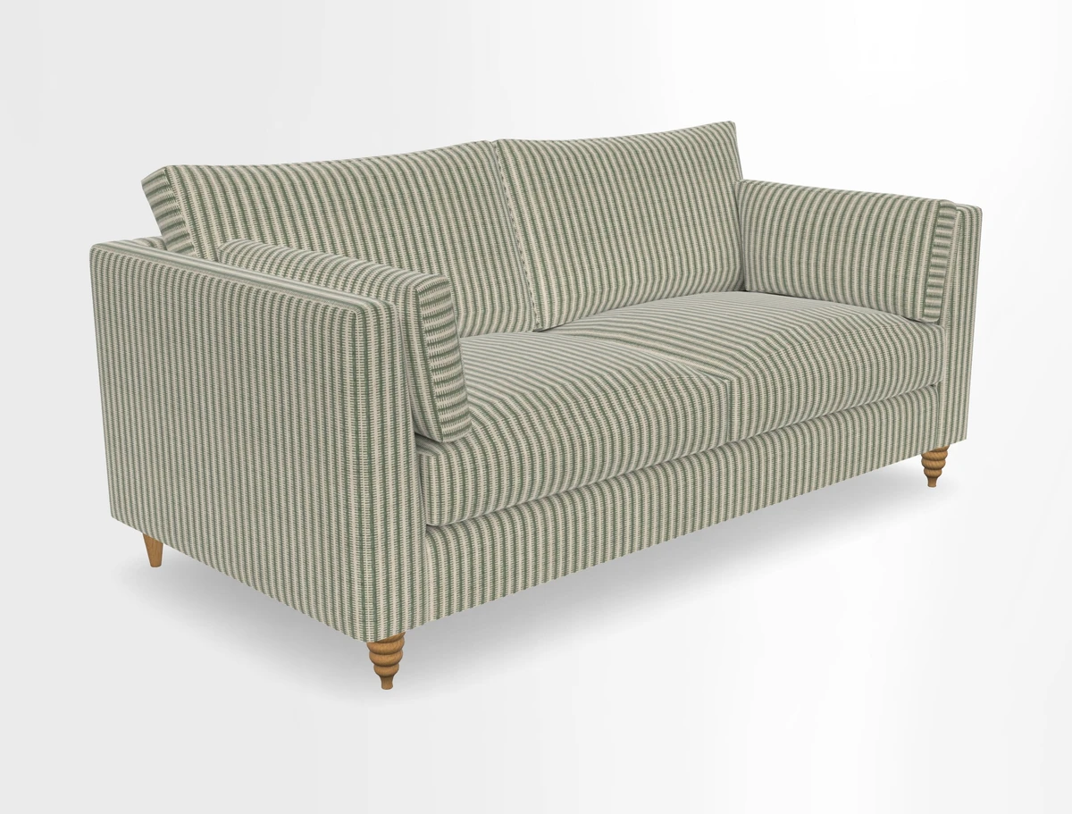 Saltdean 3 seater sofa in Covertex Lombardia Bianco