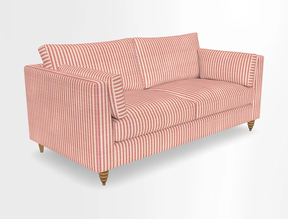 Saltdean 3 seater sofa in Covertex Lombardia Bianco