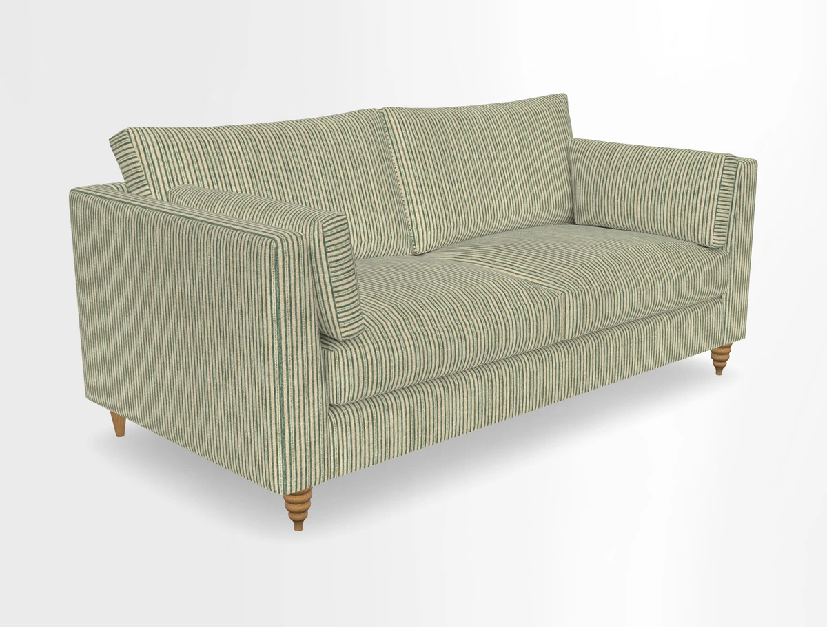 Saltdean 3 seater sofa in Covertex Lombardia Bianco