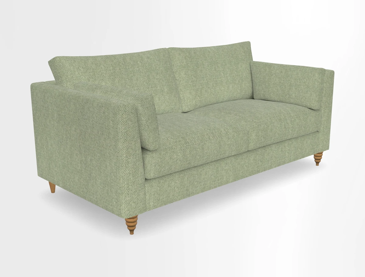 Saltdean 3 seater sofa in Covertex Lombardia Bianco
