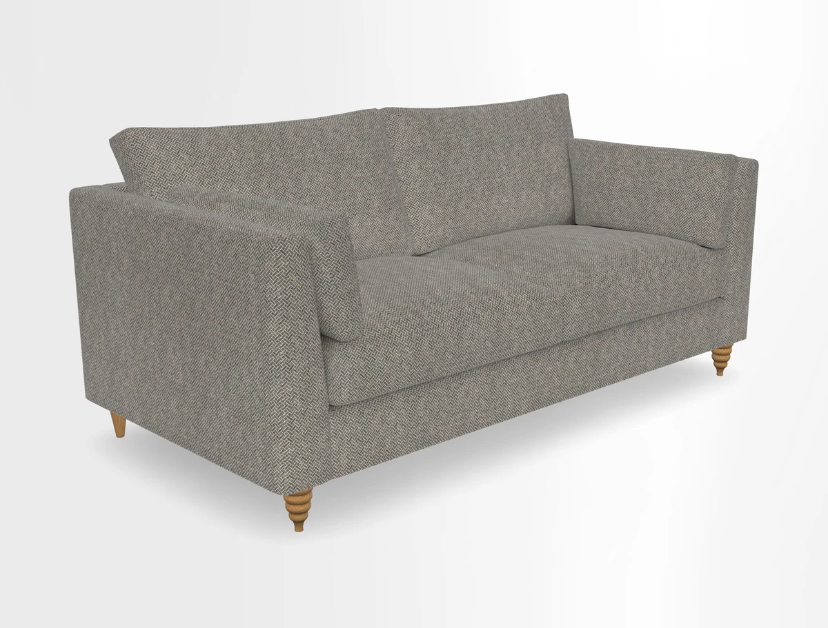 Saltdean 3 seater sofa in Covertex Lombardia Bianco