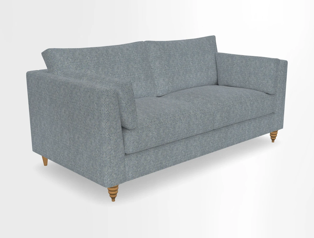 Saltdean 3 seater sofa in Covertex Lombardia Bianco