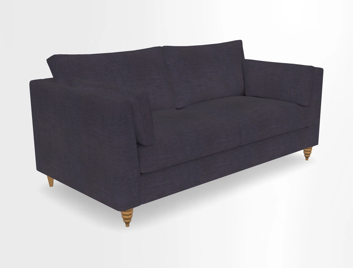 Saltdean 3 seater sofa in Covertex Lombardia Bianco