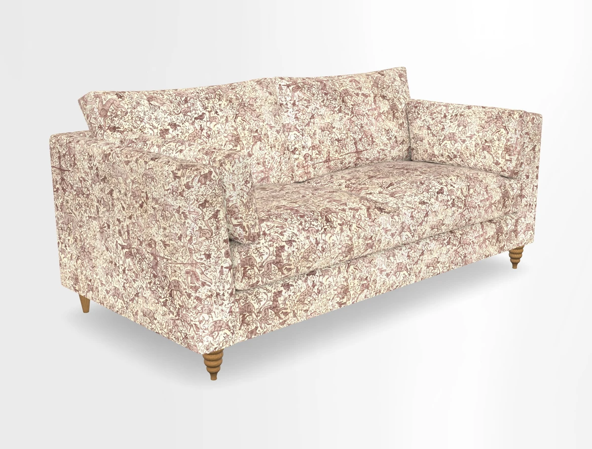 Saltdean 3 seater sofa in Covertex Lombardia Bianco