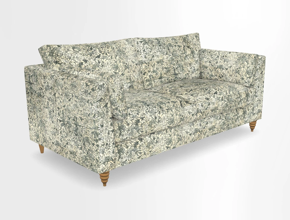 Saltdean 3 seater sofa in Covertex Lombardia Bianco