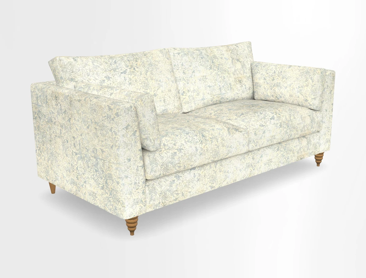 Saltdean 3 seater sofa in Covertex Lombardia Bianco