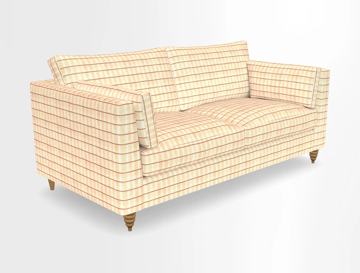 Saltdean 3 seater sofa in Covertex Lombardia Bianco