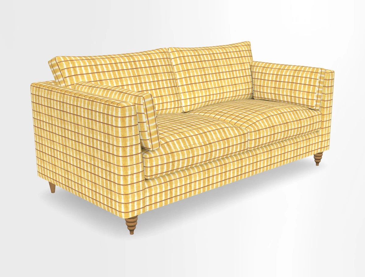 Saltdean 3 seater sofa in Covertex Lombardia Bianco