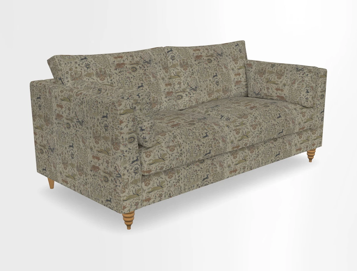 Saltdean 3 seater sofa in Covertex Lombardia Bianco