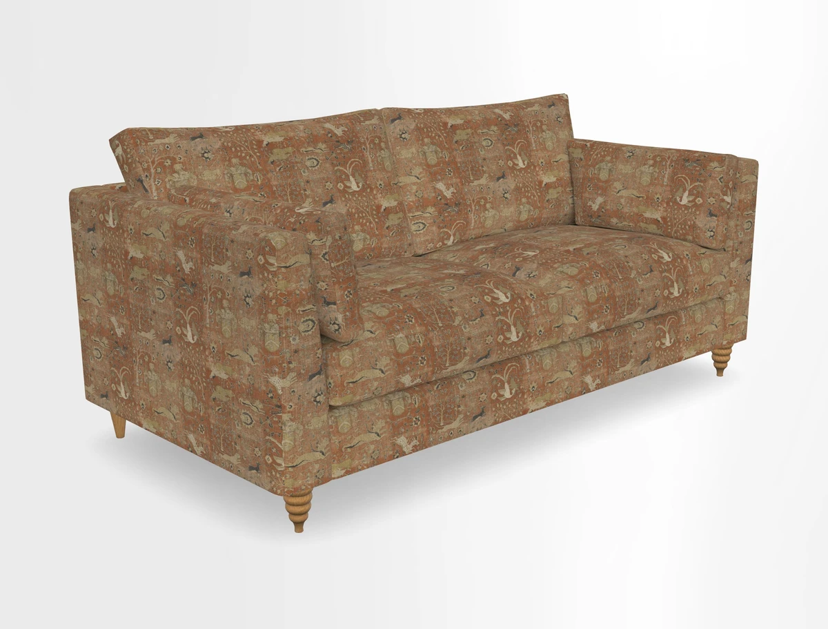 Saltdean 3 seater sofa in Covertex Lombardia Bianco