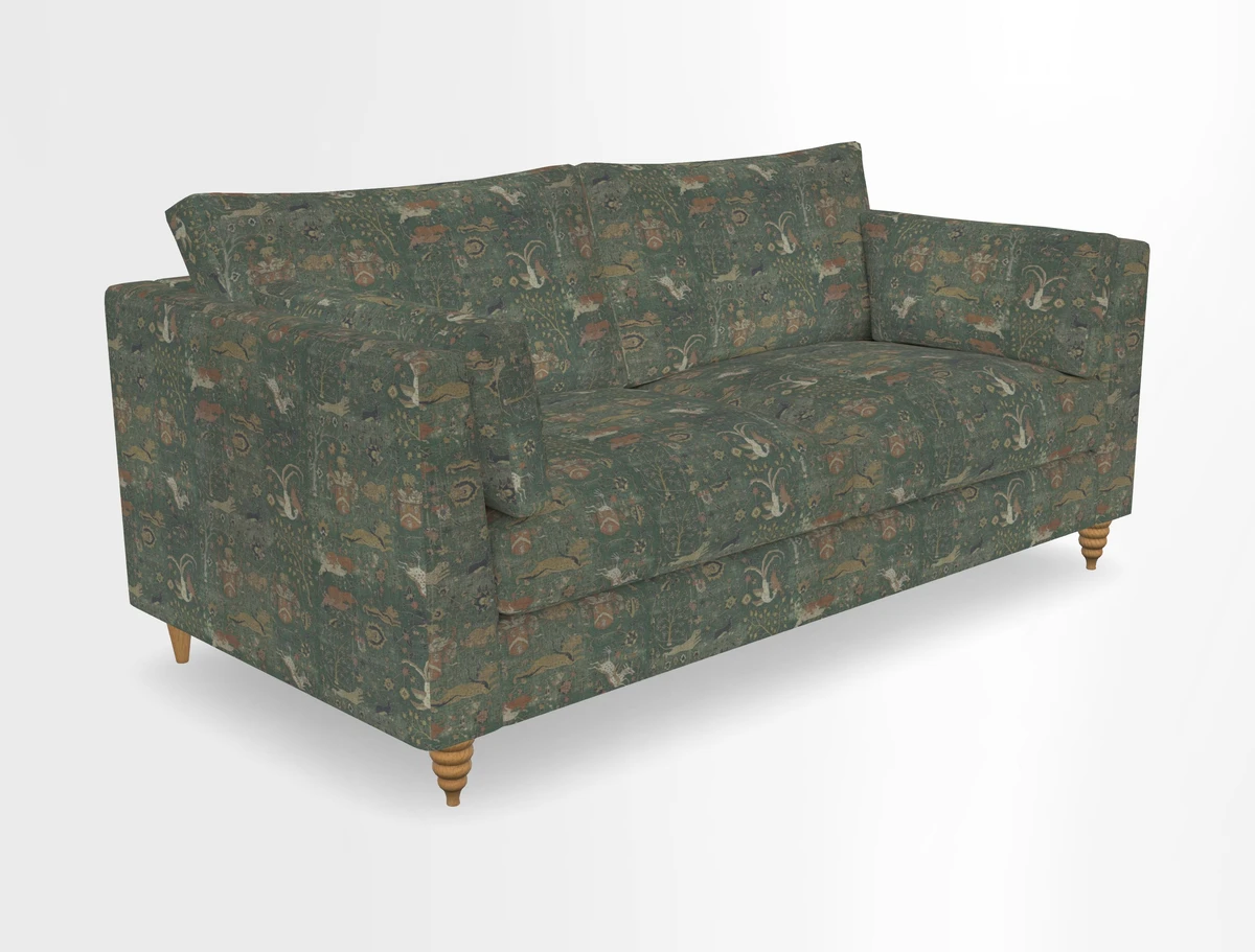 Saltdean 3 seater sofa in Covertex Lombardia Bianco