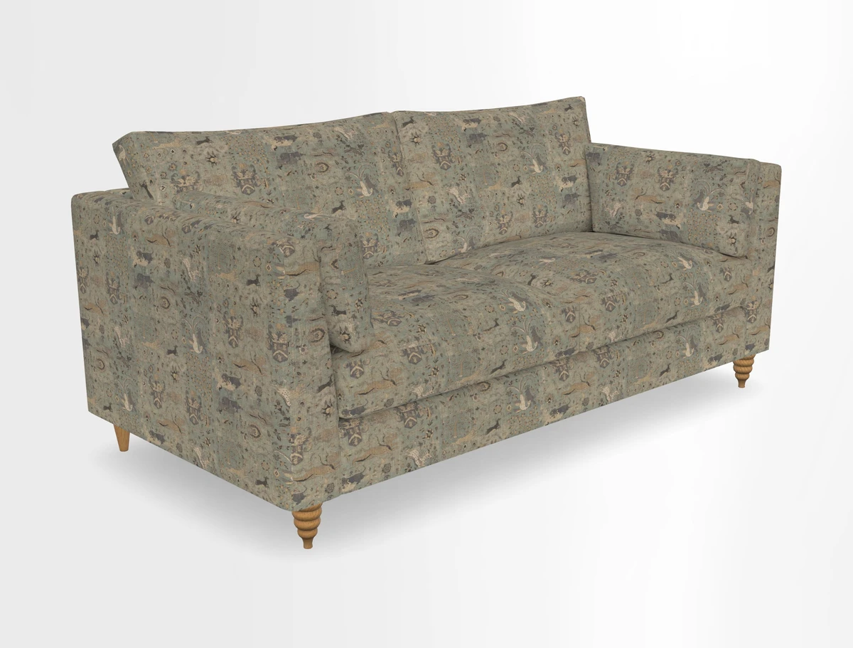 Saltdean 3 seater sofa in Covertex Lombardia Bianco