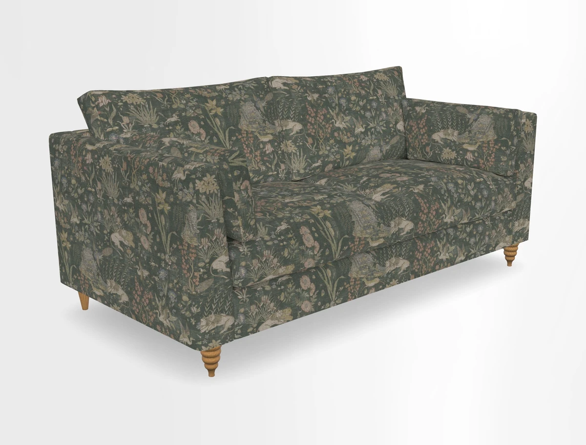 Saltdean 3 seater sofa in Covertex Lombardia Bianco