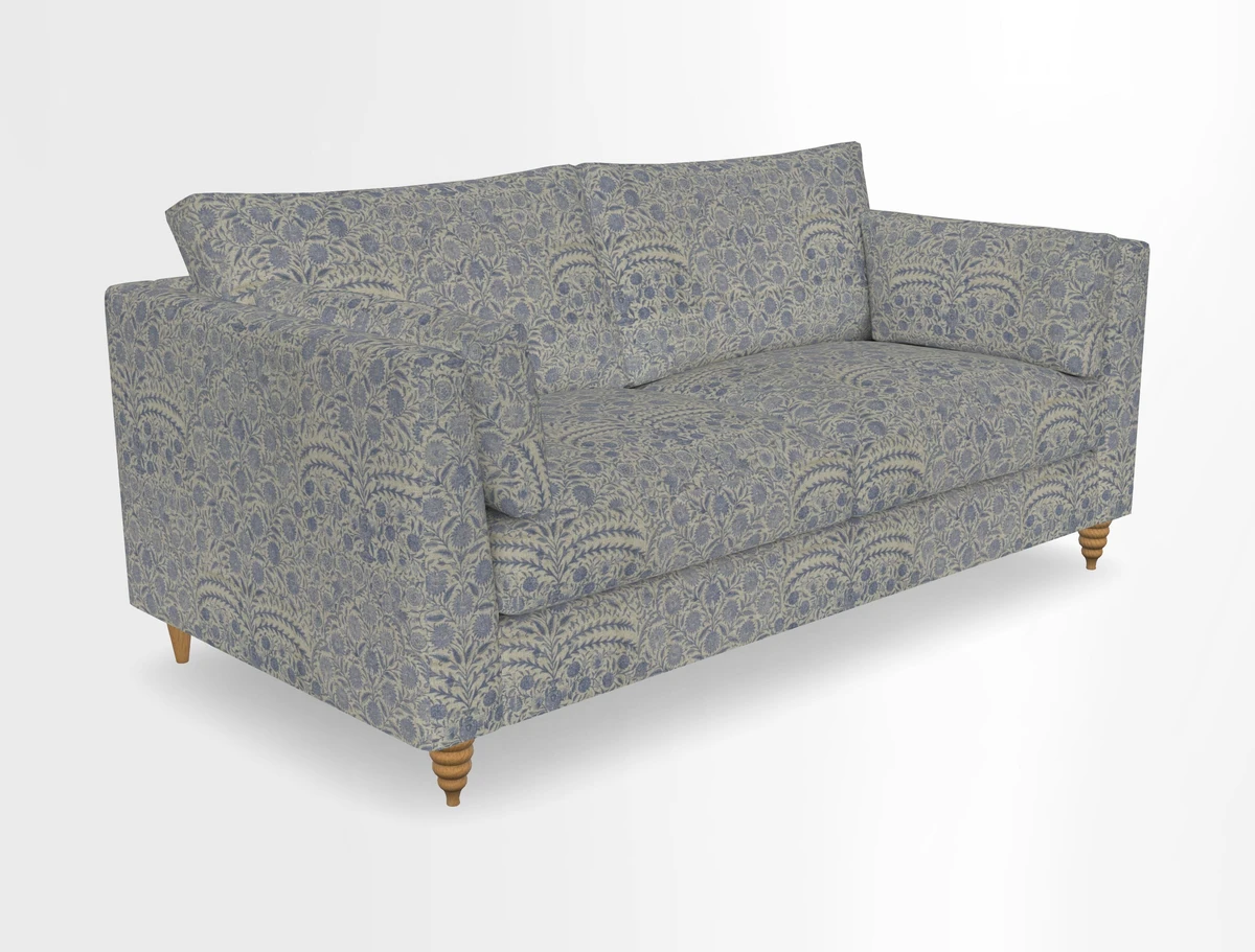 Saltdean 3 seater sofa in Covertex Lombardia Bianco