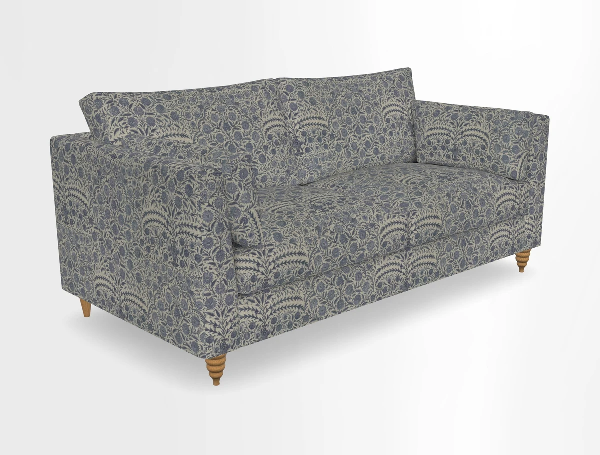 Saltdean 3 seater sofa in Covertex Lombardia Bianco