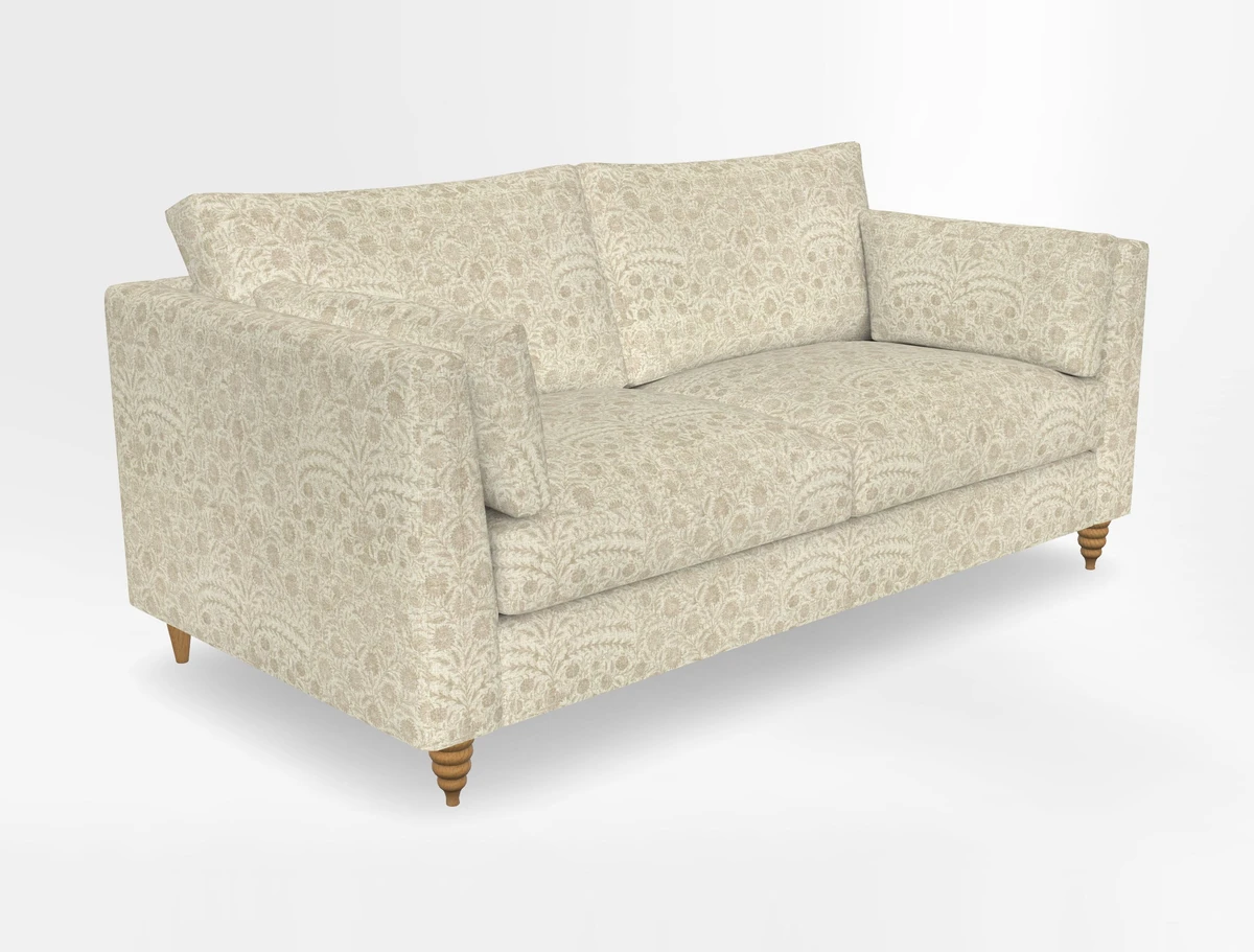 Saltdean 3 seater sofa in Covertex Lombardia Bianco
