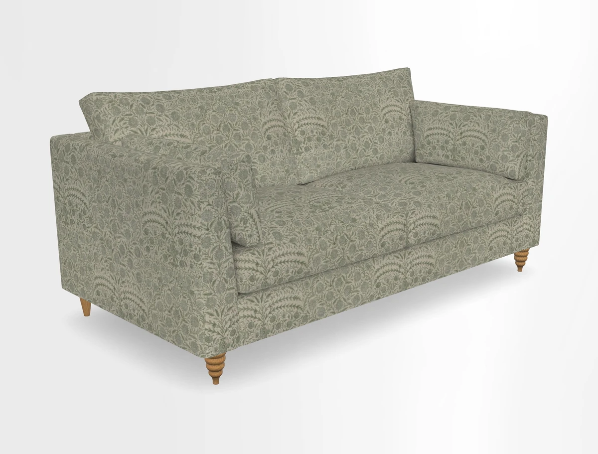 Saltdean 3 seater sofa in Covertex Lombardia Bianco