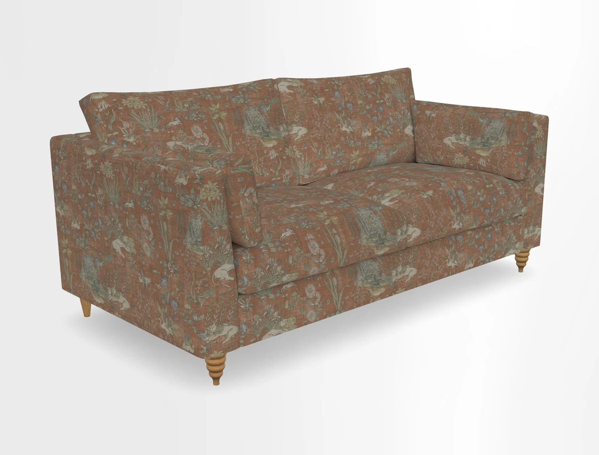 Saltdean 3 seater sofa in Covertex Lombardia Bianco