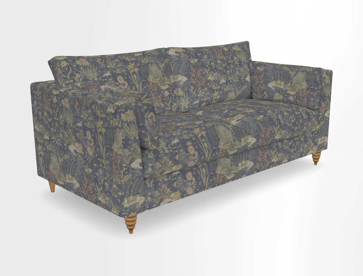 Saltdean 3 seater sofa in Covertex Lombardia Bianco