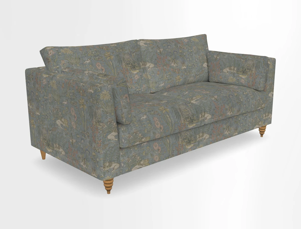 Saltdean 3 seater sofa in Covertex Lombardia Bianco