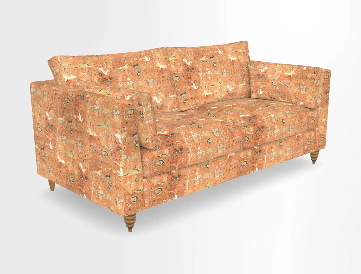Saltdean 3 seater sofa in Covertex Lombardia Bianco