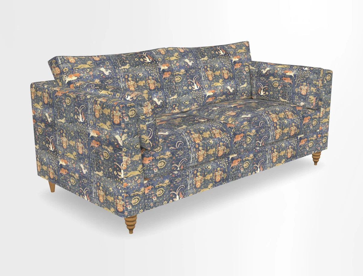 Saltdean 3 seater sofa in Covertex Lombardia Bianco