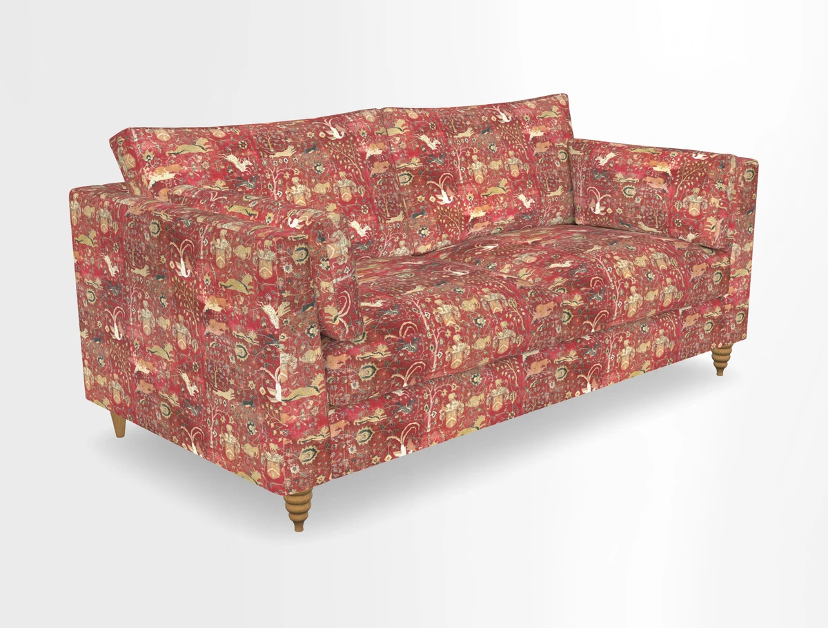 Saltdean 3 seater sofa in Covertex Lombardia Bianco