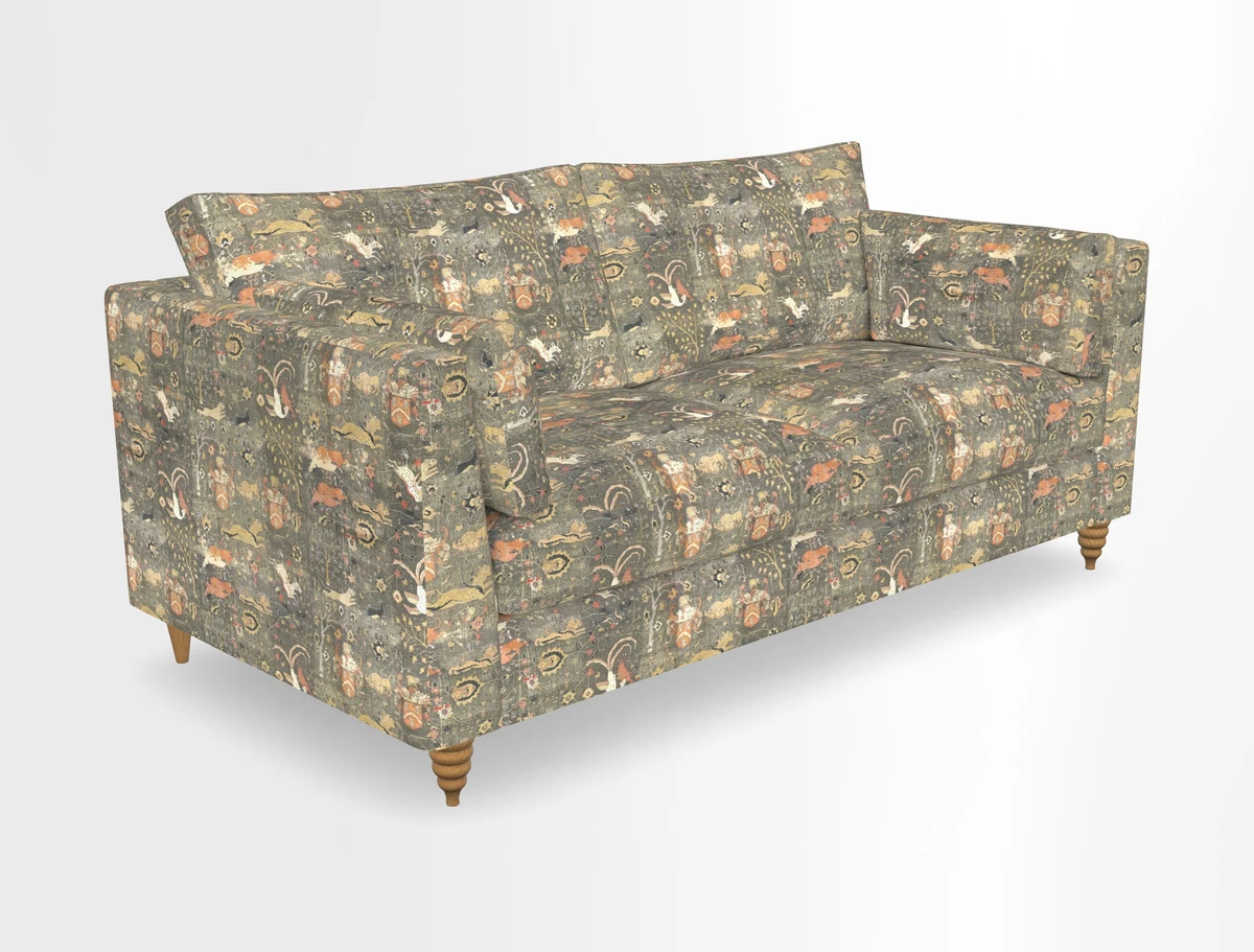 Saltdean 3 seater sofa in Covertex Lombardia Bianco