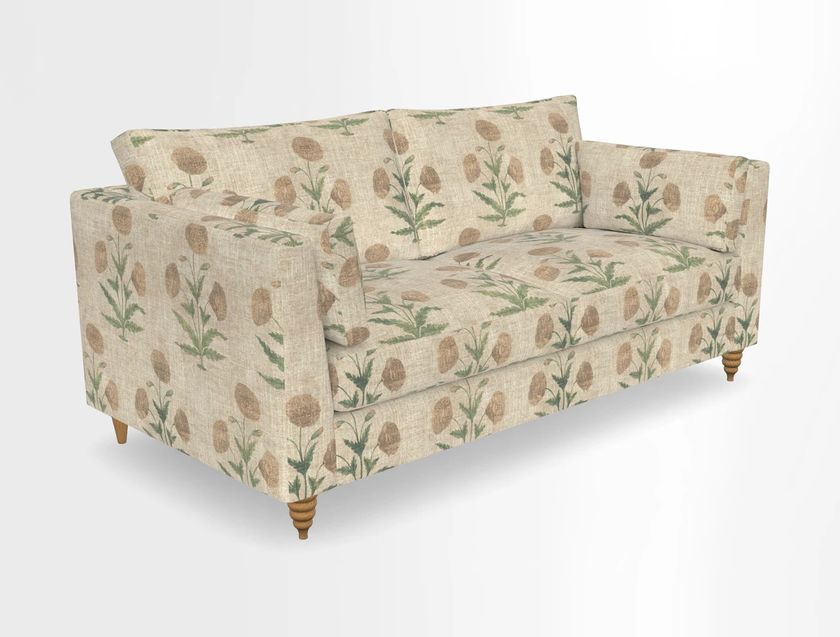 Saltdean 3 seater sofa in Covertex Lombardia Bianco