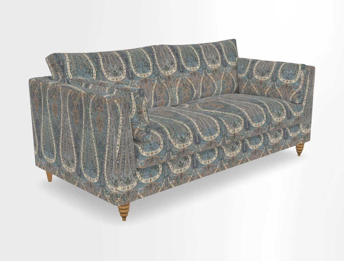 Saltdean 3 seater sofa in Covertex Lombardia Bianco