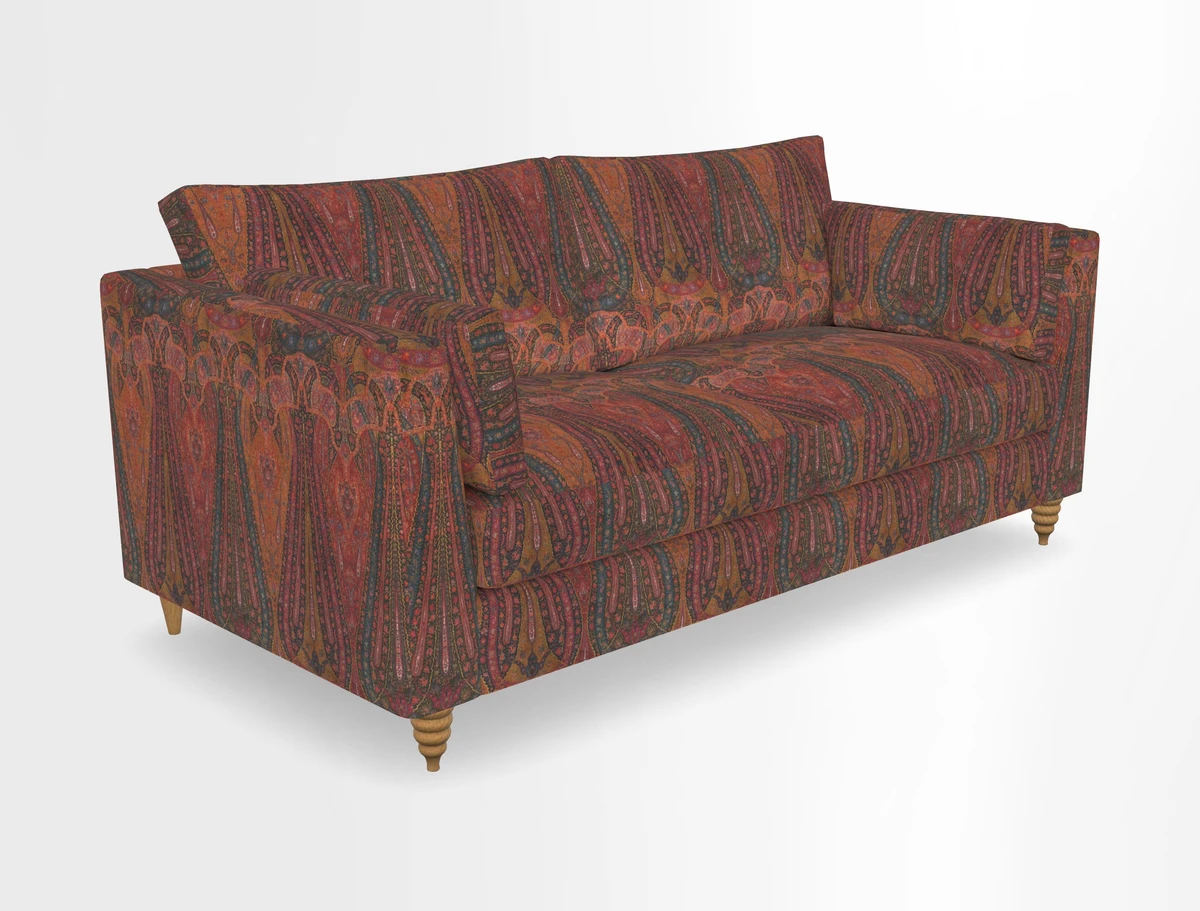 Saltdean 3 seater sofa in Covertex Lombardia Bianco