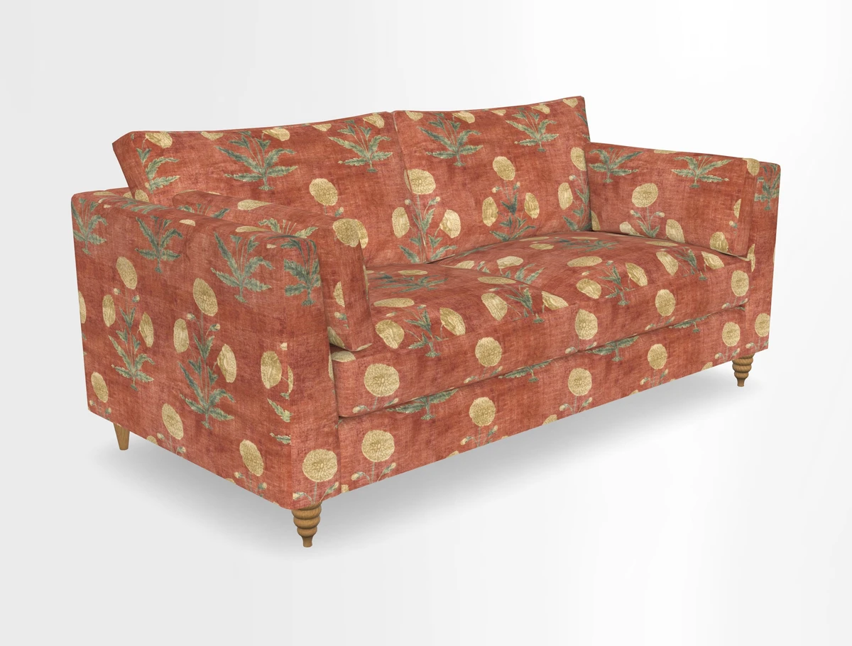 Saltdean 3 seater sofa in Covertex Lombardia Bianco