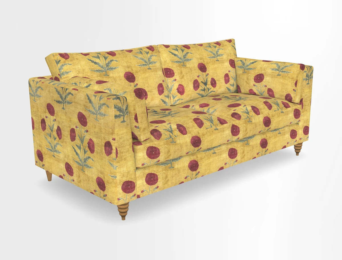 Saltdean 3 seater sofa in Covertex Lombardia Bianco