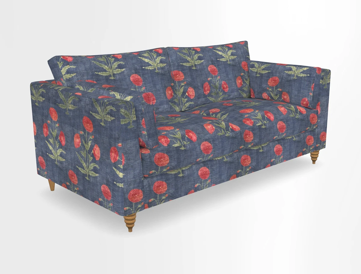 Saltdean 3 seater sofa in Covertex Lombardia Bianco