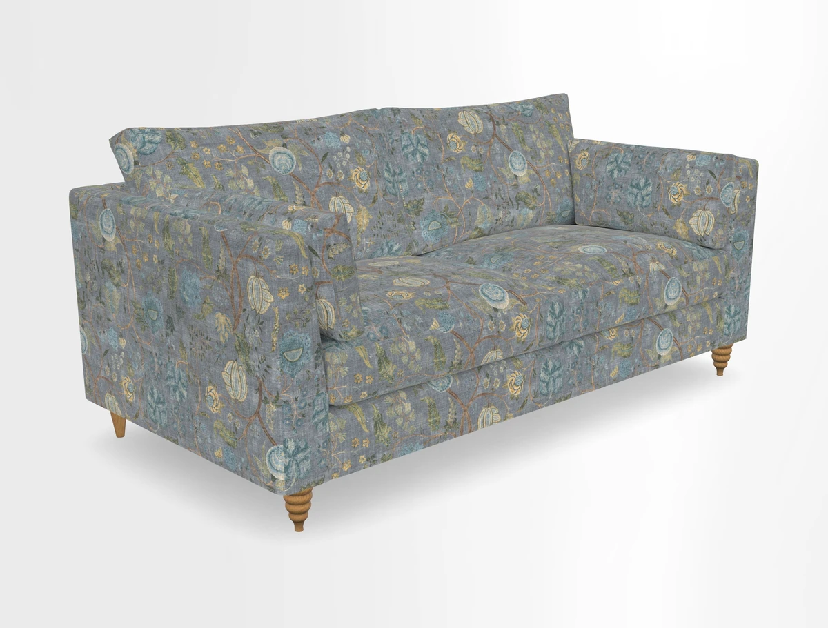 Saltdean 3 seater sofa in Covertex Lombardia Bianco