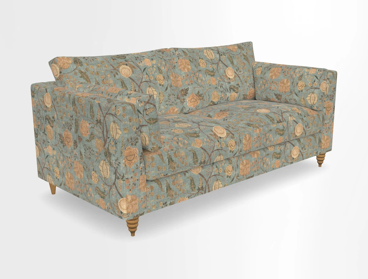 Saltdean 3 seater sofa in Covertex Lombardia Bianco