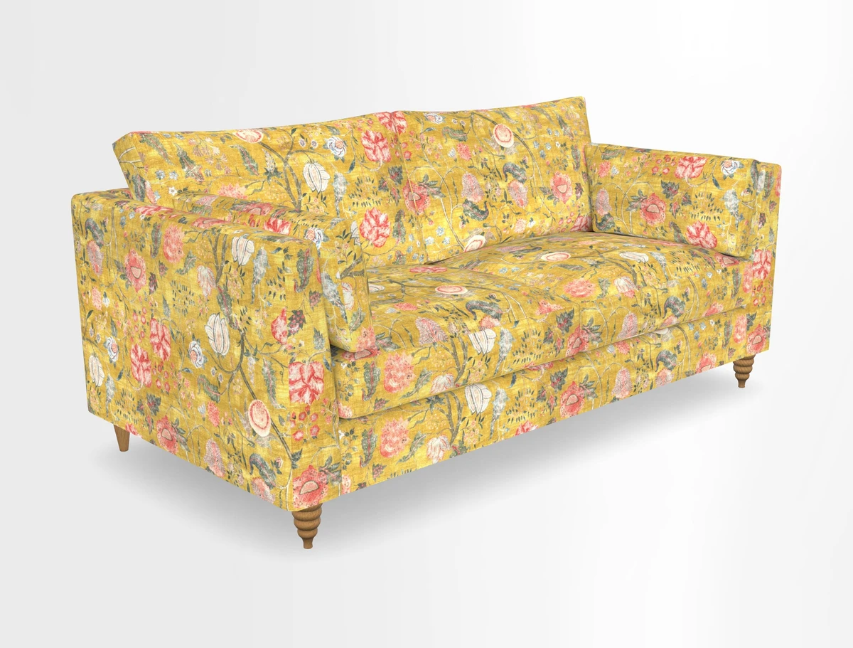 Saltdean 3 seater sofa in Covertex Lombardia Bianco