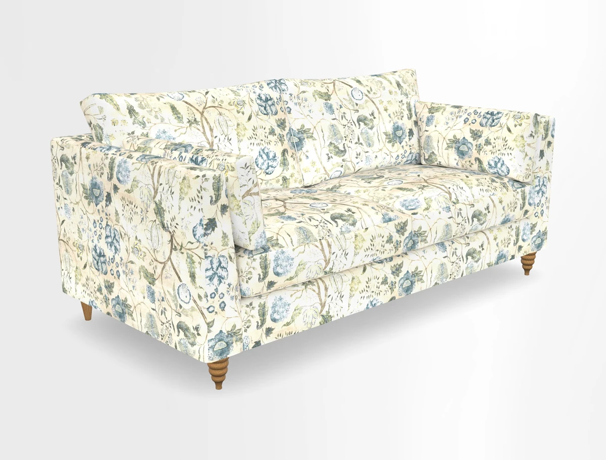 Saltdean 3 seater sofa in Covertex Lombardia Bianco