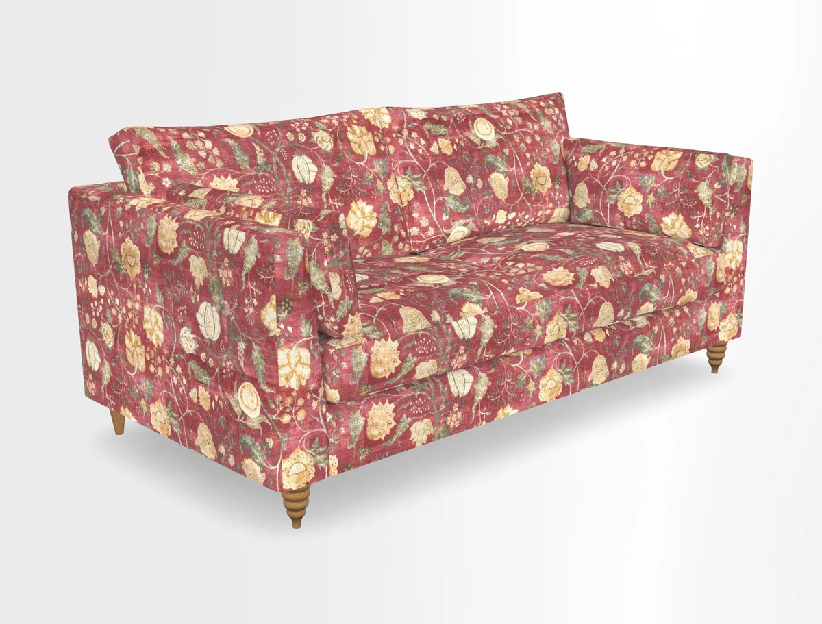 Saltdean 3 seater sofa in Covertex Lombardia Bianco