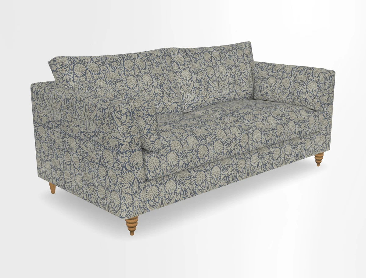Saltdean 3 seater sofa in Covertex Lombardia Bianco