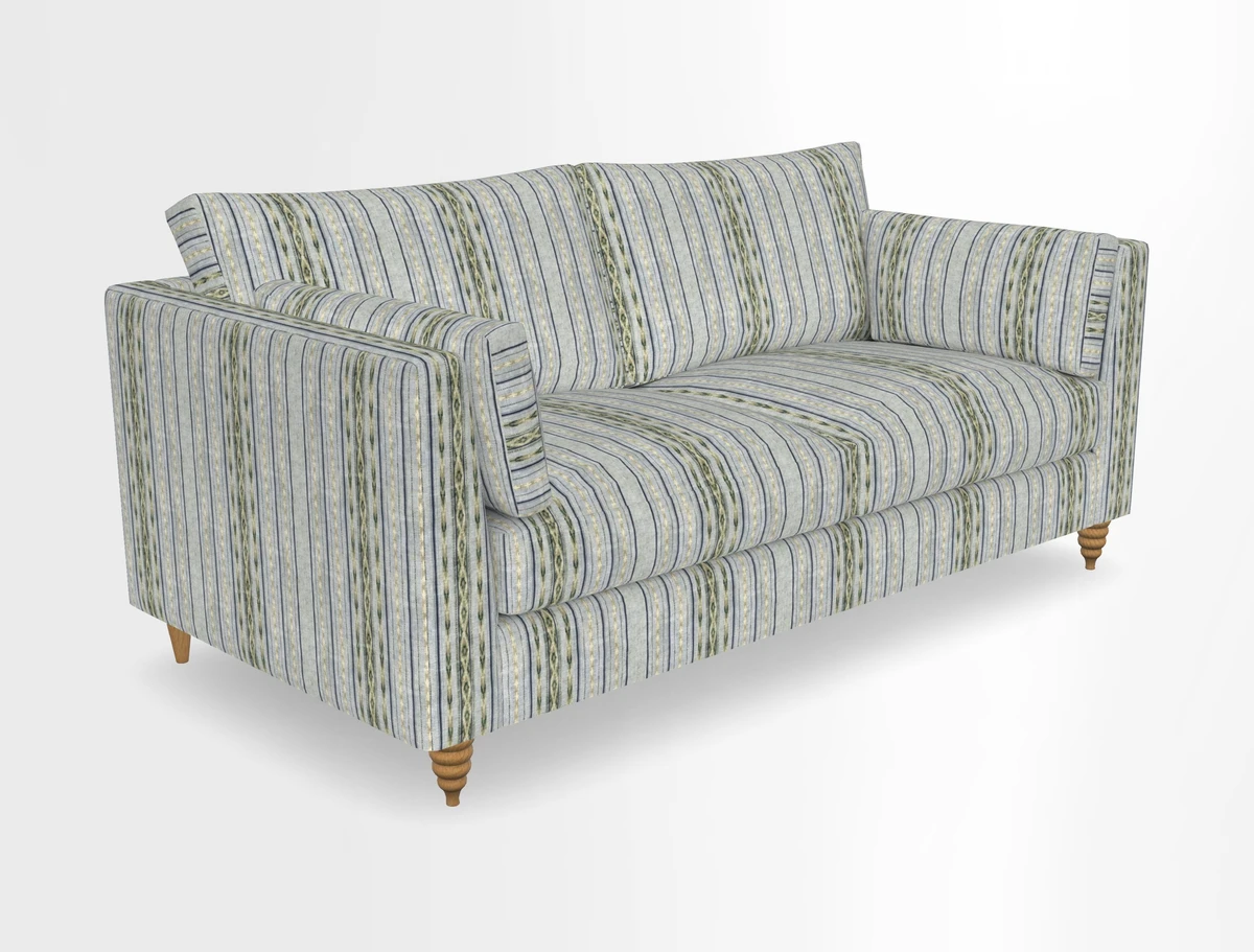Saltdean 3 seater sofa in Covertex Lombardia Bianco