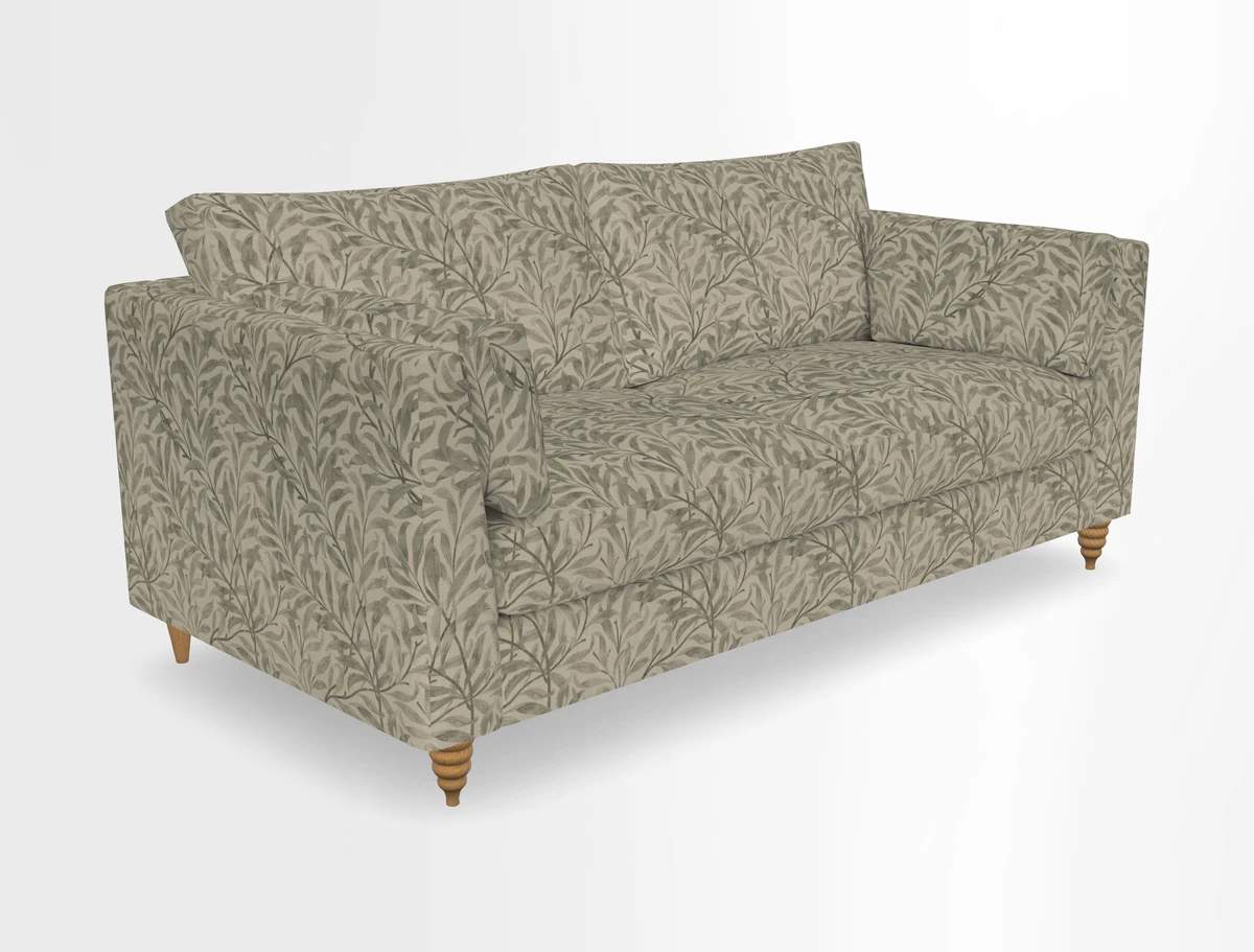 Saltdean 3 seater sofa in Covertex Lombardia Bianco